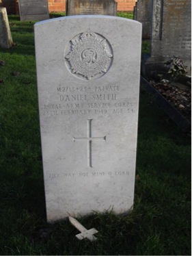 DANIEL SMITH – Radcliffe on Trent WW1